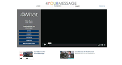 Desktop Screenshot of 4yourmessage.com